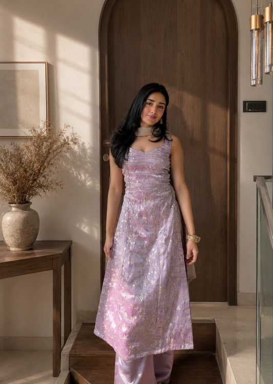 Hoor Set- With Dupatta