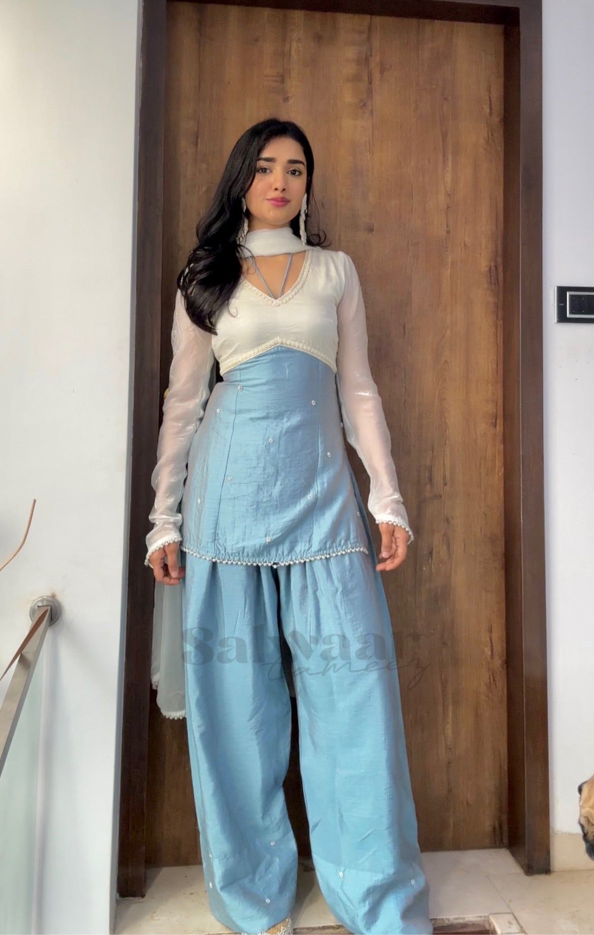 Snow White Set- Farshi Salwaar Suit