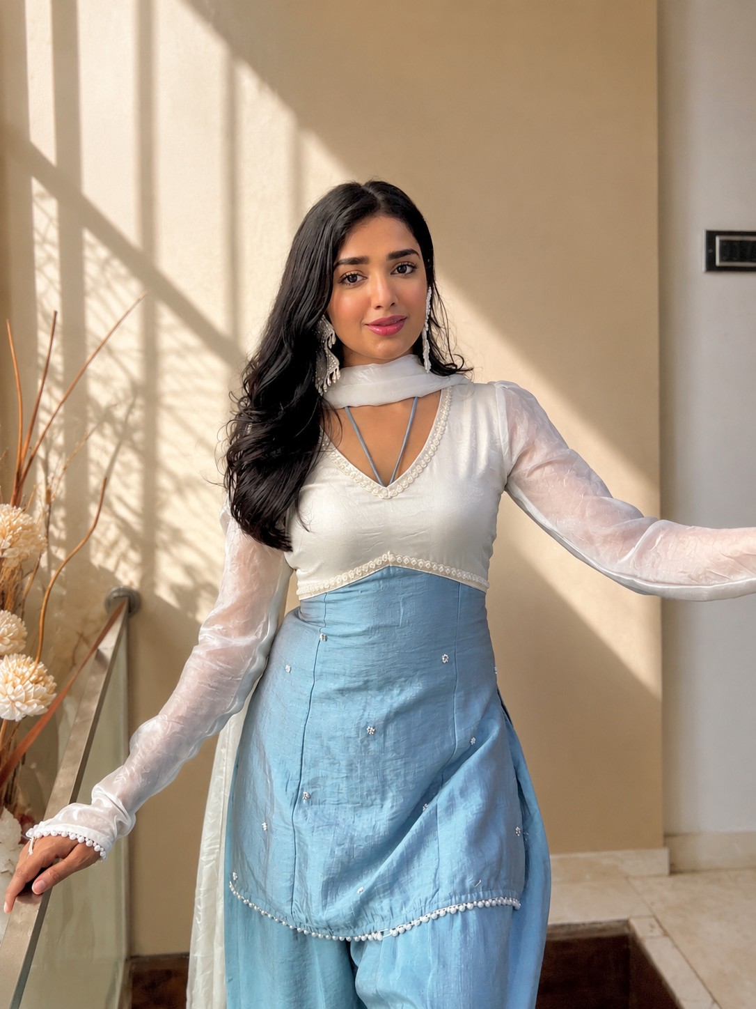 Snow White Set- Farshi Salwaar Suit