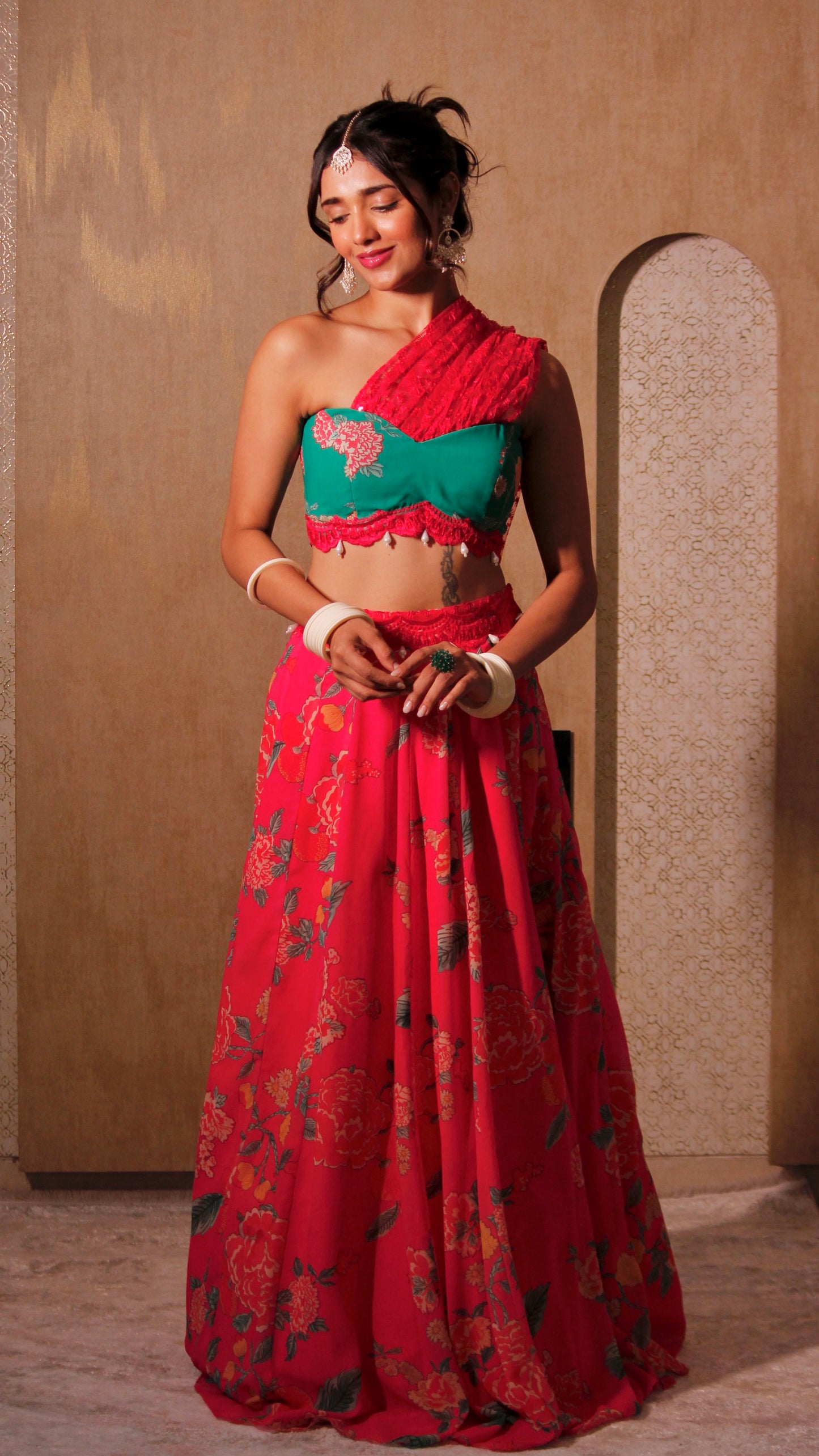 Phoolbari Printed Lehenga